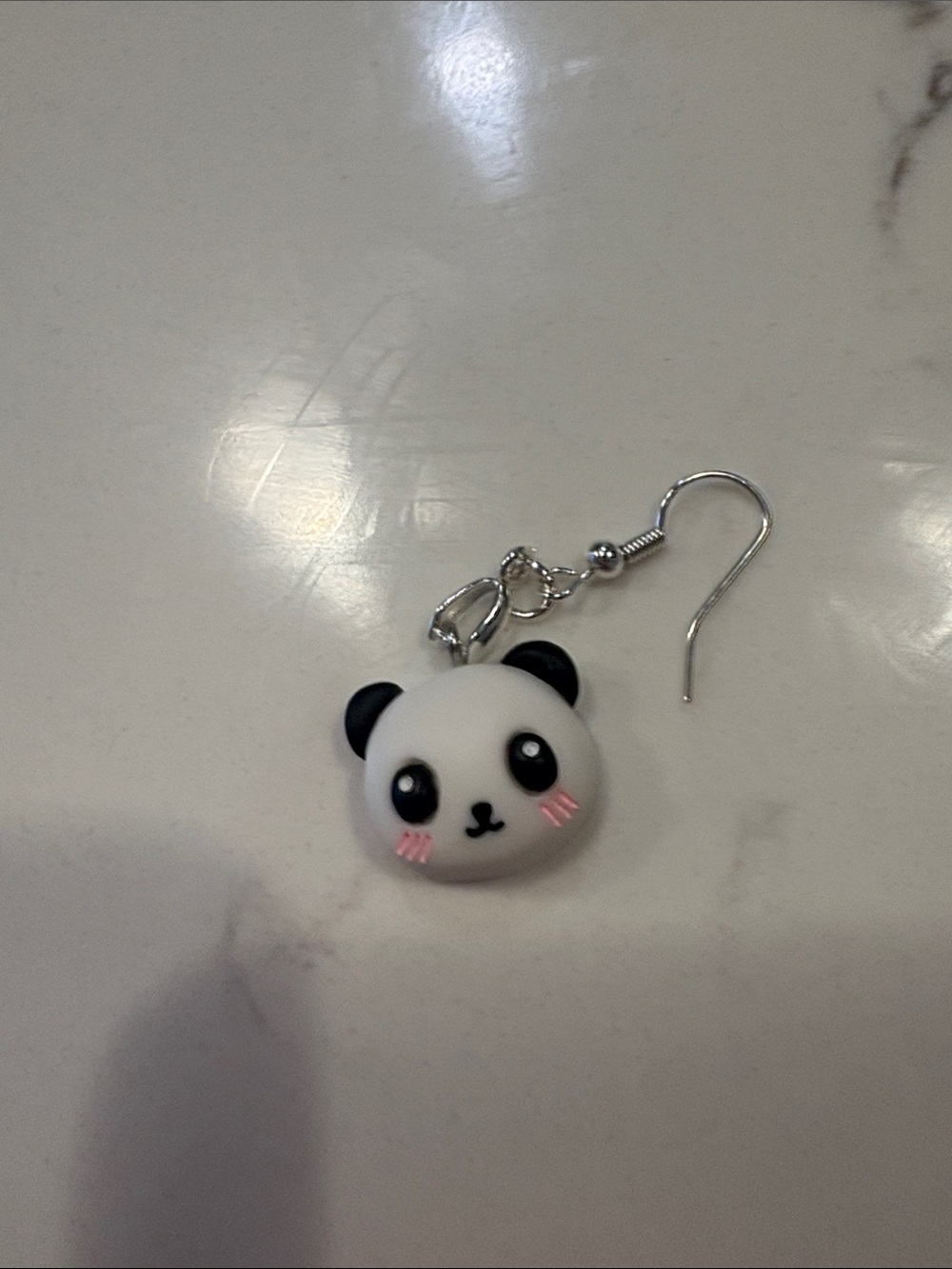 Cute Panda Earring - White and Black 2 for $10